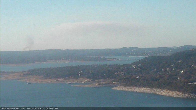 Lake Travis webcam, December 17, 2020 3:45 PM CT