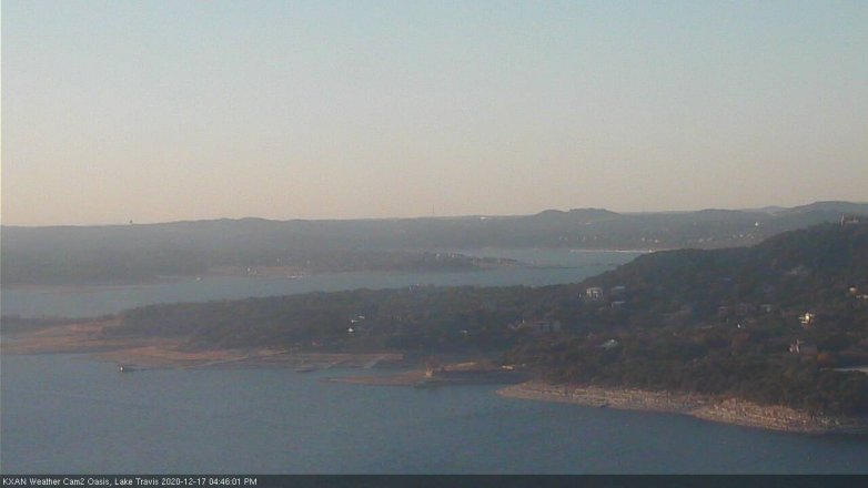 Lake Travis webcam, December 17, 2020 4:45 PM CT