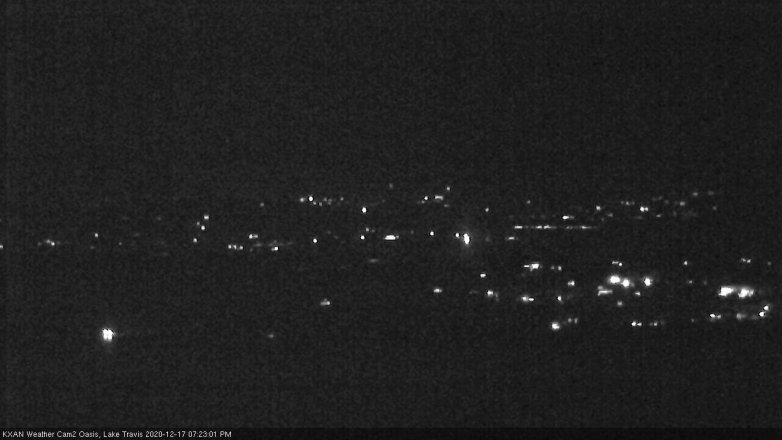 Lake Travis webcam, December 17, 2020 7:25 PM CT