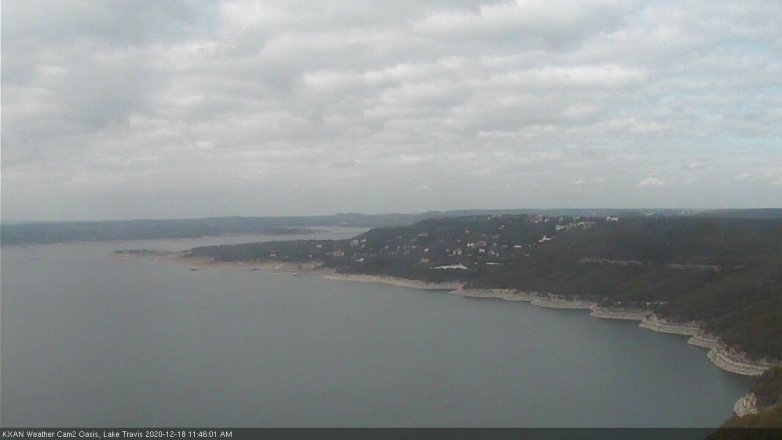 Lake Travis webcam, December 18, 2020 11:45 AM CT