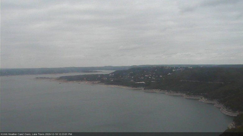 Lake Travis webcam, December 18, 2020 12:25 PM CT