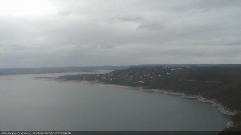 Lake Travis webcam, December 18, 2020 2:25 PM CT