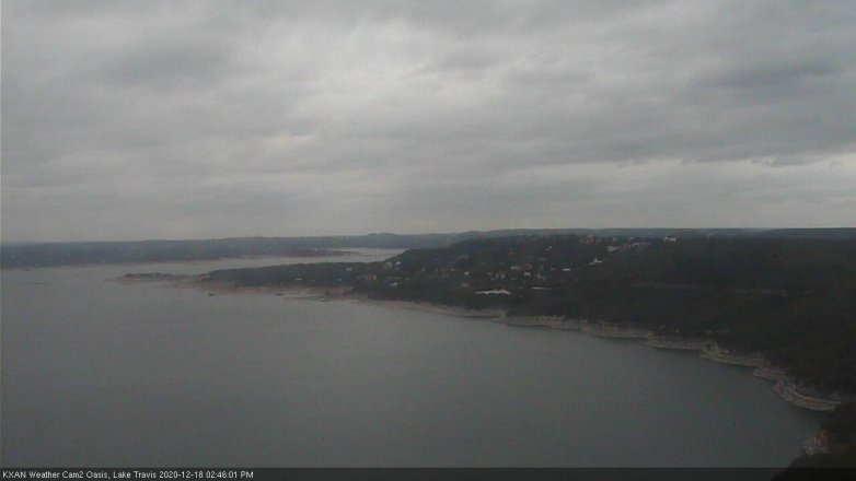 Lake Travis webcam, December 18, 2020 2:45 PM CT