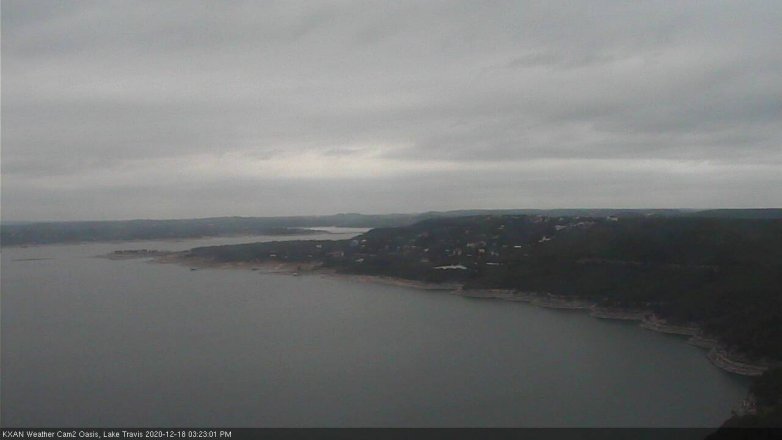 Lake Travis webcam, December 18, 2020 3:25 PM CT
