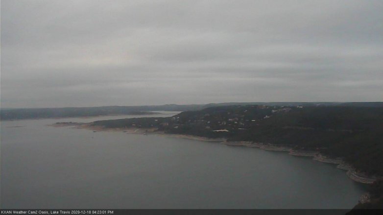 Lake Travis webcam, December 18, 2020 4:25 PM CT