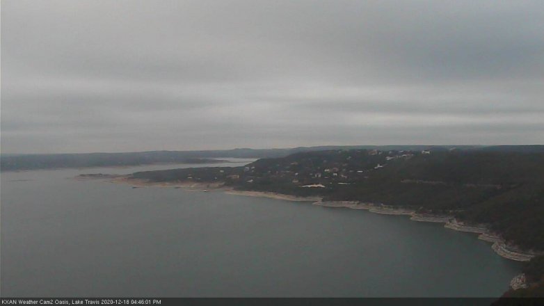Lake Travis webcam, December 18, 2020 4:45 PM CT