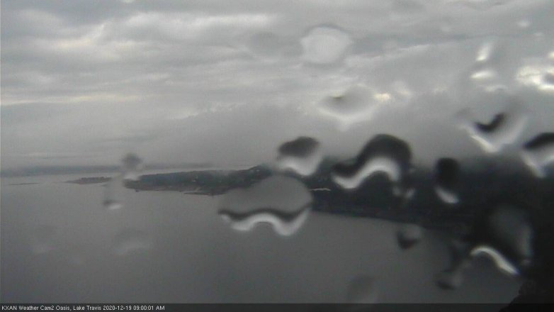 Lake Travis webcam, December 19, 2020 9:00 AM CT