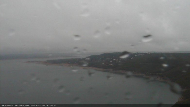 Lake Travis webcam, December 19, 2020 10:25 AM CT