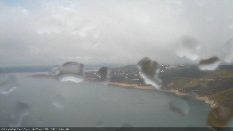 Lake Travis webcam, December 19, 2020 11:25 AM CT