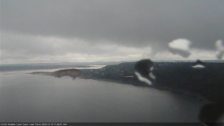 Lake Travis webcam, December 19, 2020 11:45 AM CT