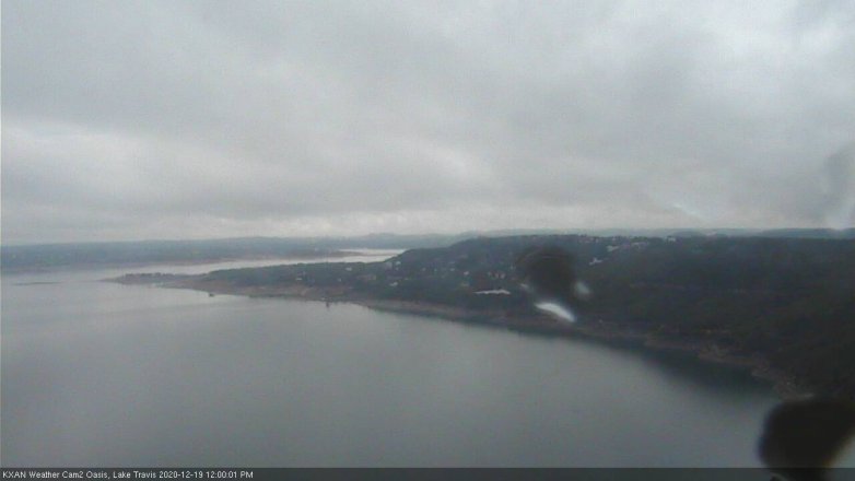 Lake Travis webcam, December 19, 2020 12:00 PM CT