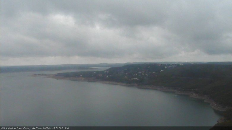Lake Travis webcam, December 19, 2020 1:00 PM CT