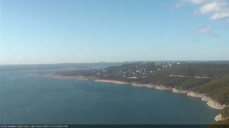 Lake Travis webcam, December 19, 2020 2:45 PM CT