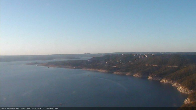Lake Travis webcam, December 19, 2020 4:45 PM CT