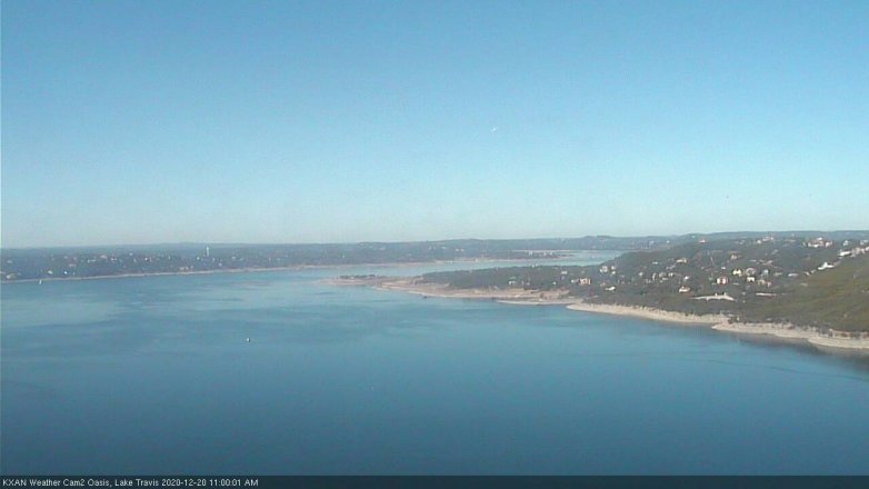 Lake Travis webcam, December 20, 2020 11:00 AM CT