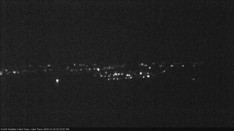 Lake Travis webcam, December 20, 2020 7:25 PM CT