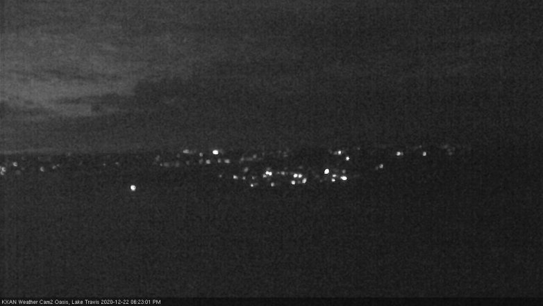 Lake Travis webcam, December 22, 2020 6:25 PM CT