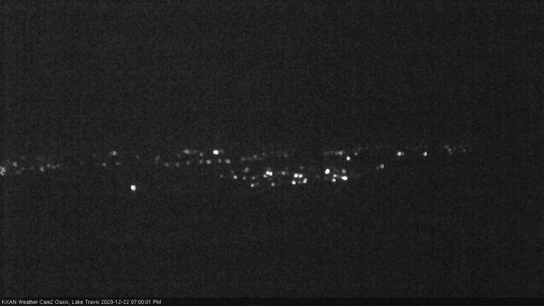 Lake Travis webcam, December 22, 2020 7:00 PM CT