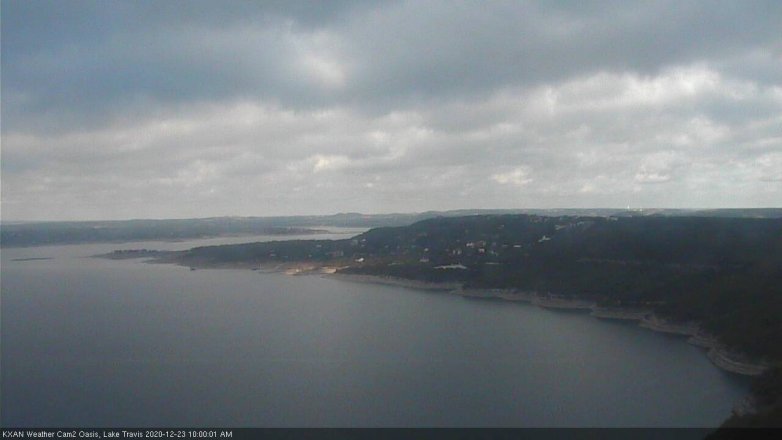 Lake Travis webcam, December 23, 2020 10:00 AM CT