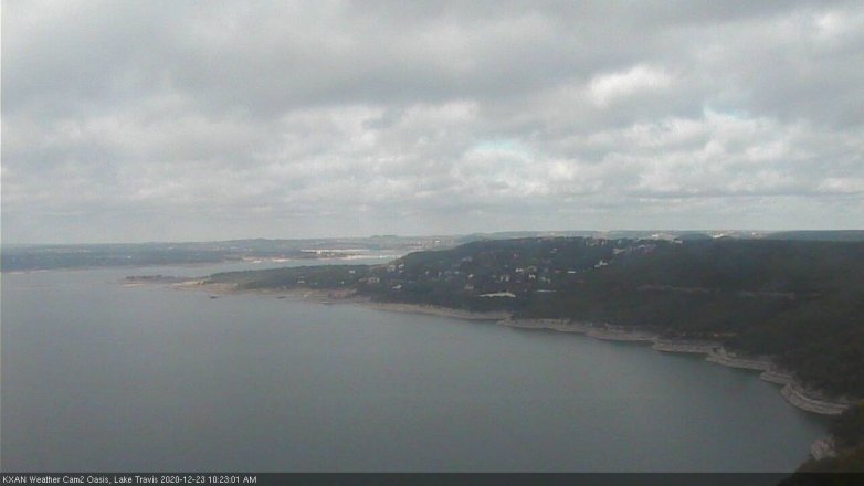 Lake Travis webcam, December 23, 2020 10:25 AM CT