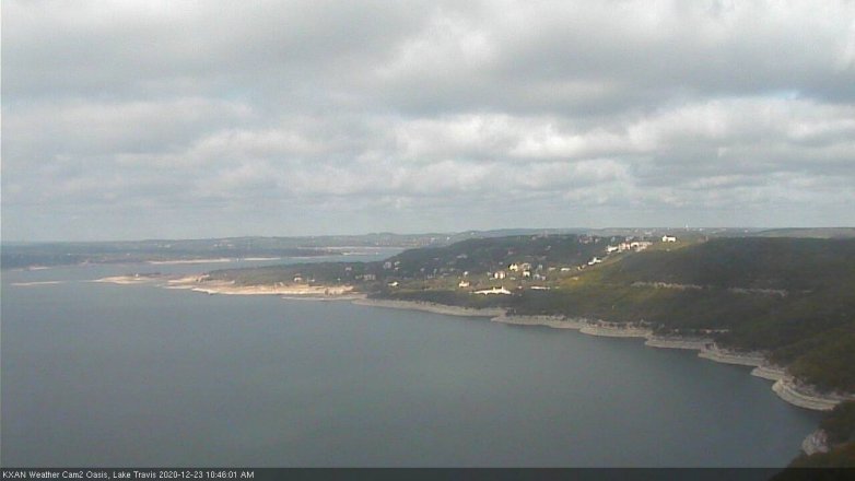 Lake Travis webcam, December 23, 2020 10:45 AM CT
