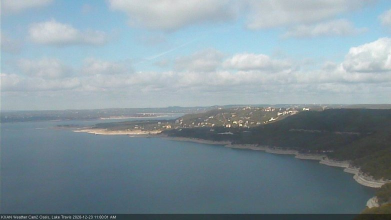 Lake Travis webcam, December 23, 2020 11:00 AM CT