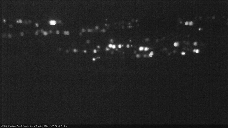 Lake Travis webcam, December 23, 2020 6:45 PM CT