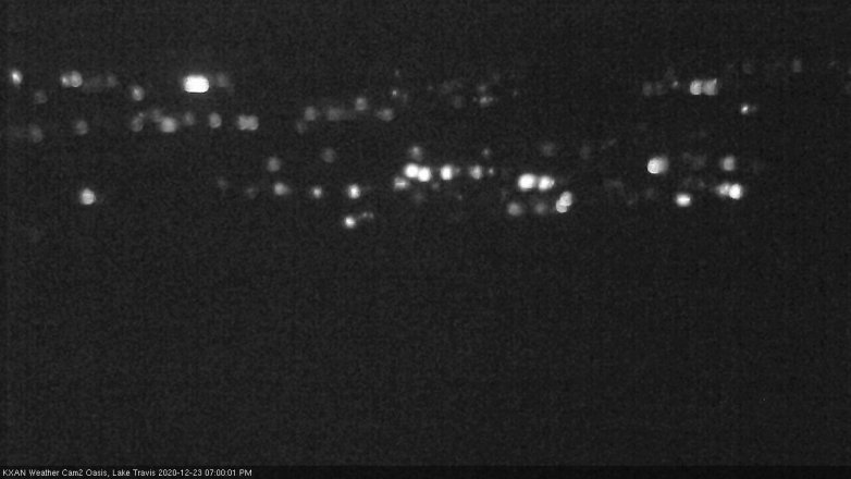 Lake Travis webcam, December 23, 2020 7:00 PM CT