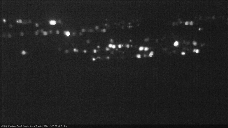 Lake Travis webcam, December 23, 2020 7:45 PM CT