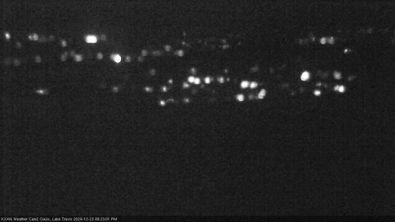 Lake Travis webcam, December 23, 2020 8:25 PM CT