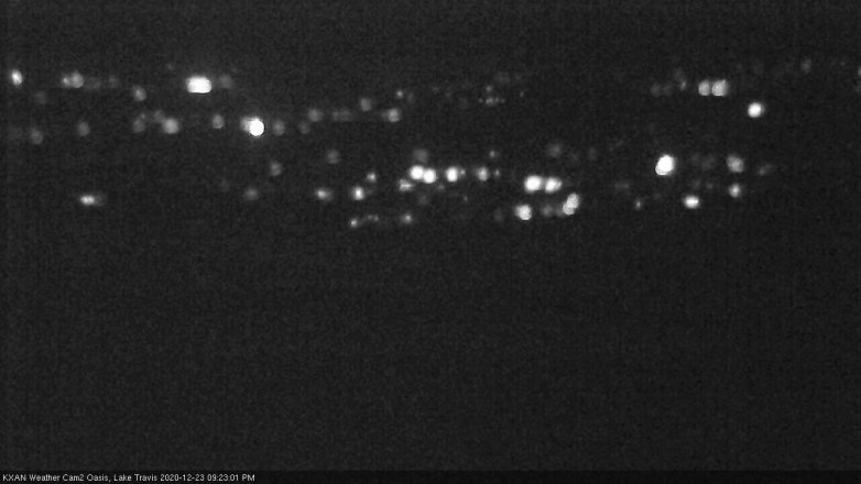 Lake Travis webcam, December 23, 2020 9:25 PM CT