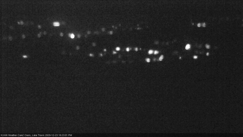 Lake Travis webcam, December 23, 2020 10:25 PM CT