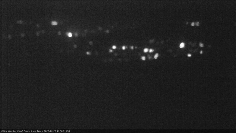 Lake Travis webcam, December 23, 2020 11:00 PM CT