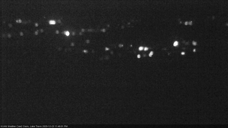 Lake Travis webcam, December 23, 2020 11:45 PM CT
