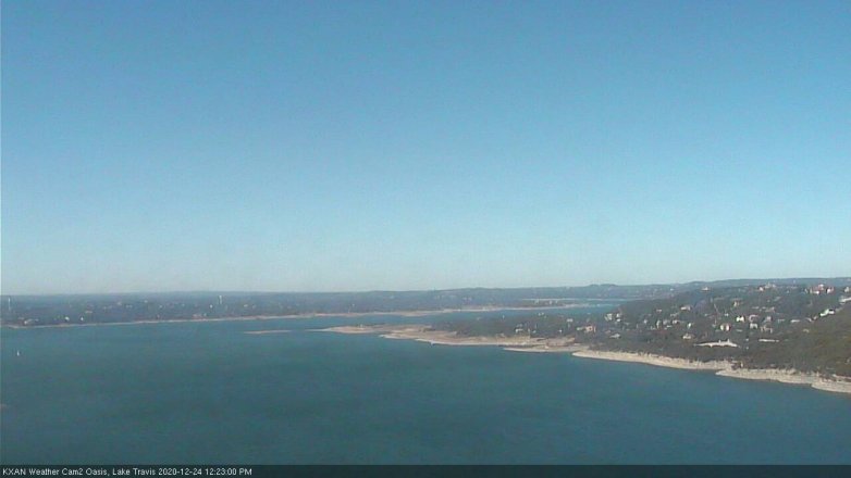 Lake Travis webcam, December 24, 2020 12:25 PM CT