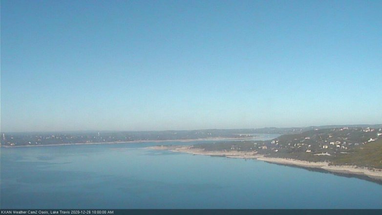 Lake Travis webcam, December 26, 2020 10:00 AM CT