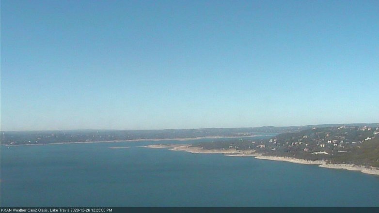 Lake Travis webcam, December 26, 2020 12:25 PM CT