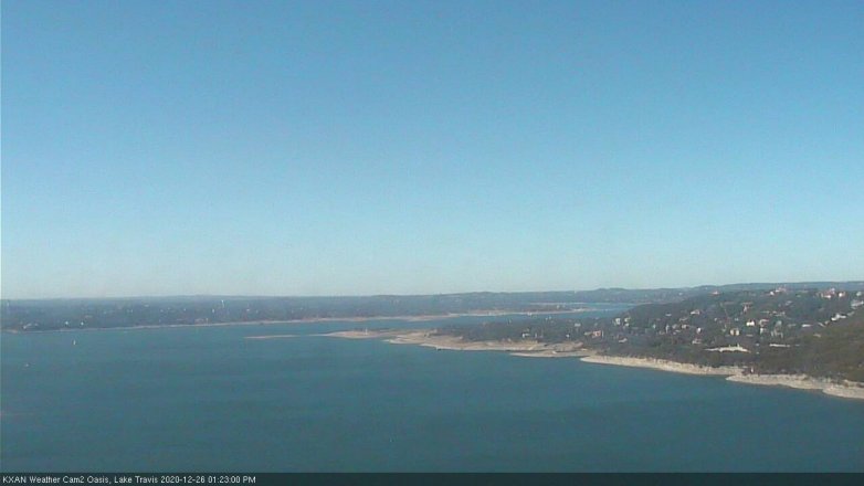Lake Travis webcam, December 26, 2020 1:25 PM CT