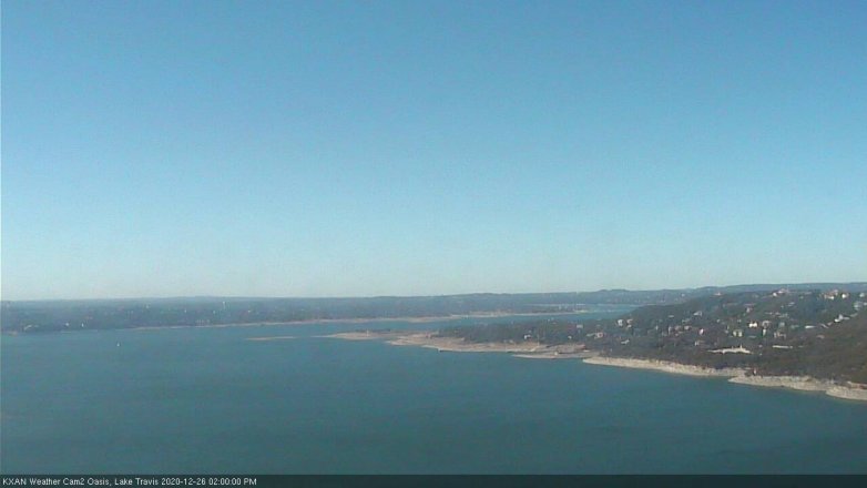 Lake Travis webcam, December 26, 2020 2:00 PM CT