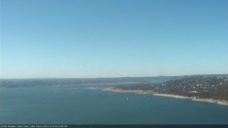 Lake Travis webcam, December 26, 2020 2:25 PM CT