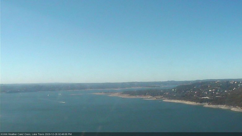 Lake Travis webcam, December 26, 2020 2:45 PM CT