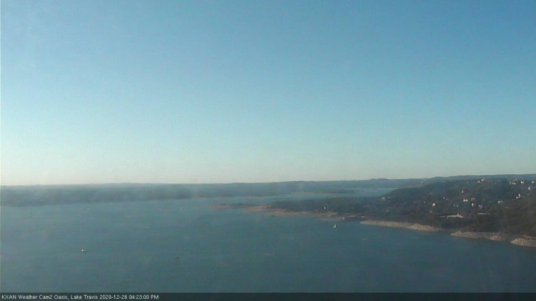 Lake Travis webcam, December 26, 2020 4:25 PM CT