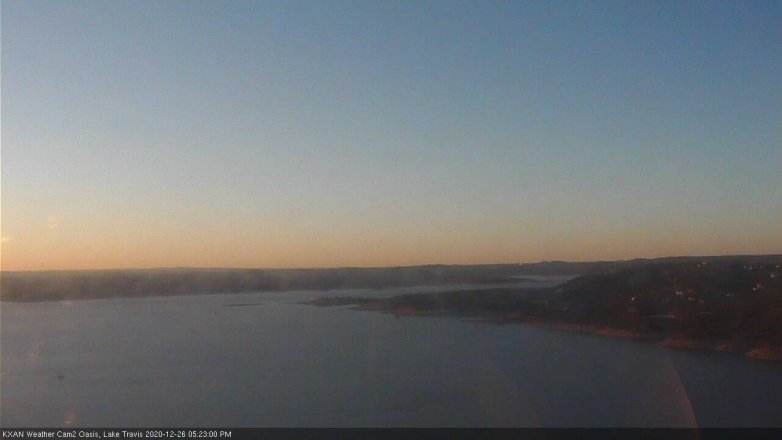 Lake Travis webcam, December 26, 2020 5:25 PM CT