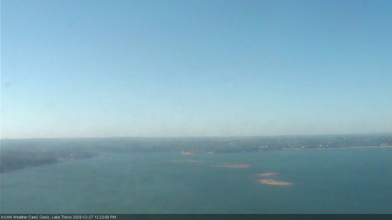 Lake Travis webcam, December 27, 2020 12:25 PM CT