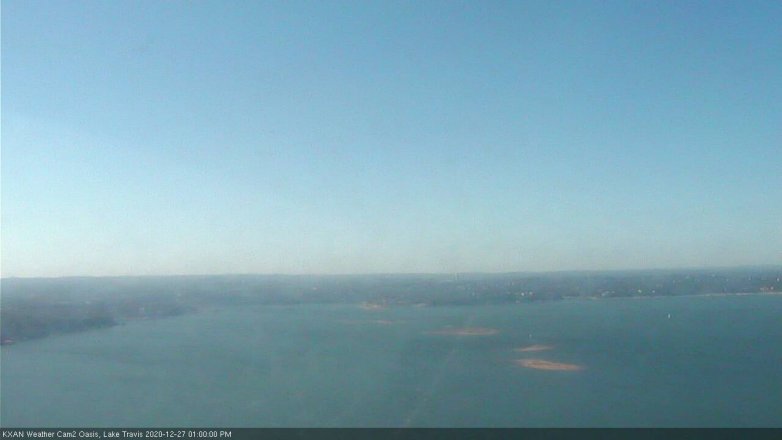 Lake Travis webcam, December 27, 2020 1:00 PM CT