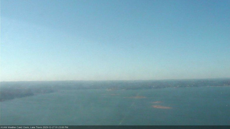 Lake Travis webcam, December 27, 2020 1:25 PM CT
