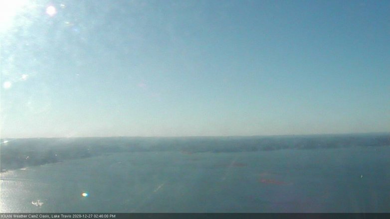 Lake Travis webcam, December 27, 2020 2:45 PM CT