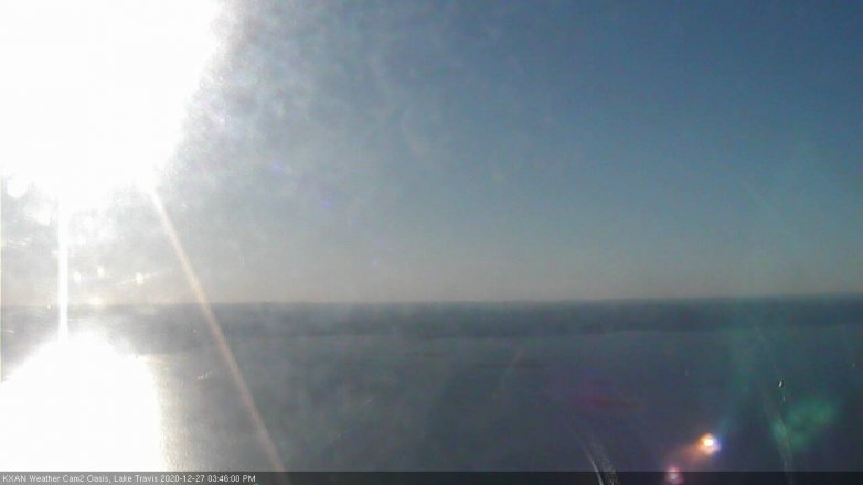 Lake Travis webcam, December 27, 2020 3:45 PM CT