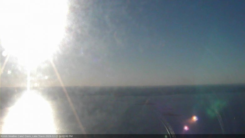 Lake Travis webcam, December 27, 2020 4:00 PM CT