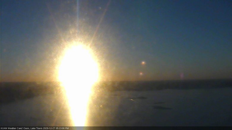 Lake Travis webcam, December 27, 2020 5:25 PM CT